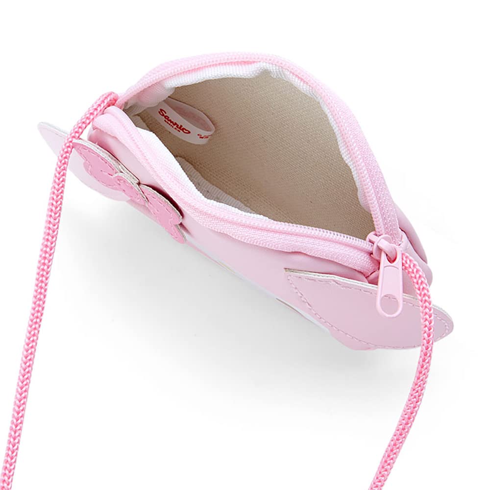 Sanrio Чехол для монет My Melody с веревкой 765821 унисекс, белый, в форме лица (Дети) Розовый,