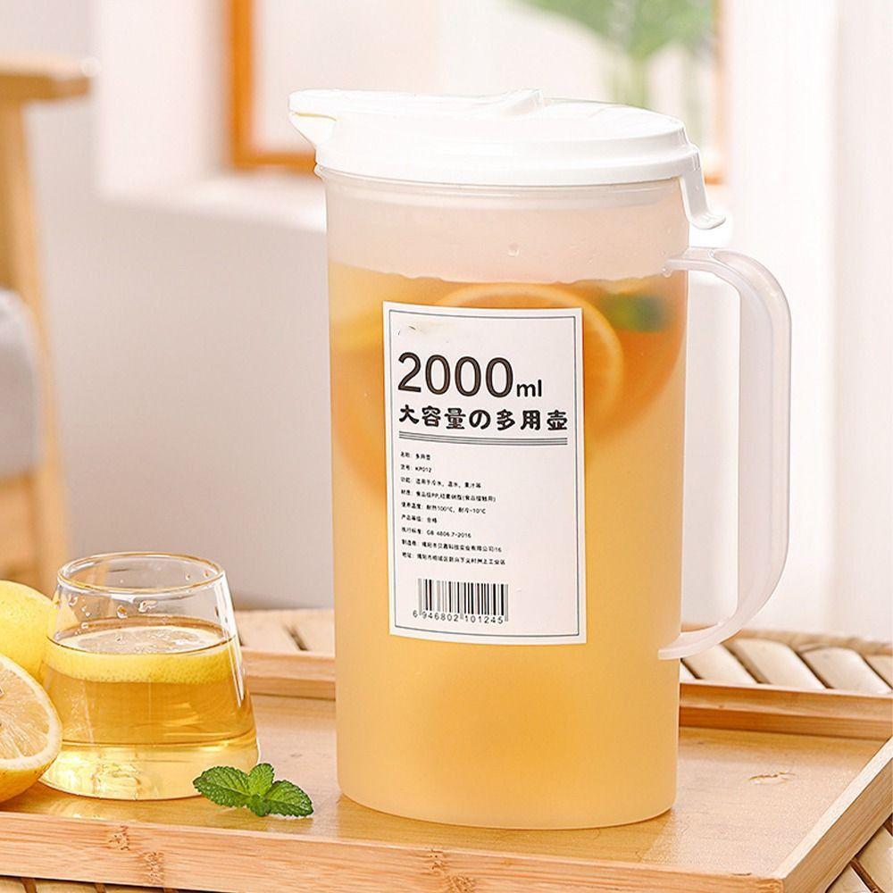 Большая емкость кувшин для воды прозрачный фруктовый чай напиток чайник кухонный холодильник
