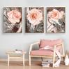 Canvas Painting Abstract Red Rose Peony Flower Romantic Wall Art Posters and Prints Living Room Home Bedroom Decor
