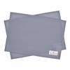 Placemats X Set of Solid Color and Grayish NL204700 (25cm 35cm), Water-Repellent, No-Iron, 2, Blue, Water-Repellent, Lightweight,