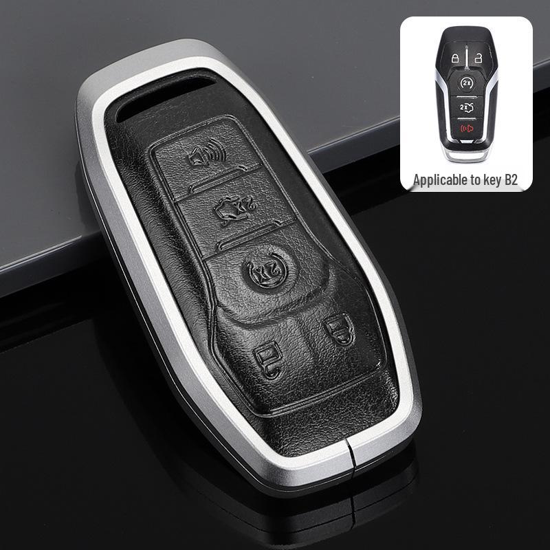 Metal Protective Key Shell for 2015-2017 Ford Mustang - Unisex Design