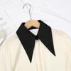Spring Pointed Corner Polyester False Collar Women'S Fashion Versatile Trend Shirt Decoration Simple Hot-Selling Single Collar