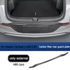 Для BYD Sea Lion 06 DM-I/EV Задний защитный кожух с рисунком под карбон, устойчивый к царапинам на багажнике, накладки на пороги, модифицированные аксессуары
