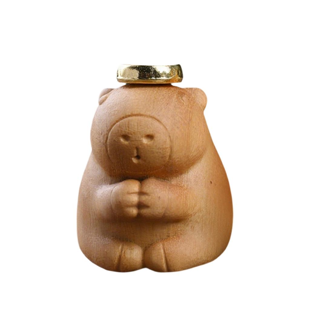 Sandalwood Bullish Backflow Incense Burner Creative Wooden Ornaments Incense Burner