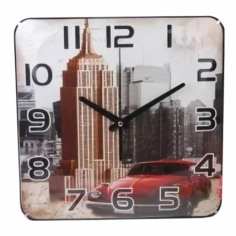 Стиль Ресторан Декор Часы Новый Стиль Дом Гостиная Мода Креативное Украшение Настенные Часы Бесшумные Настенные Часы