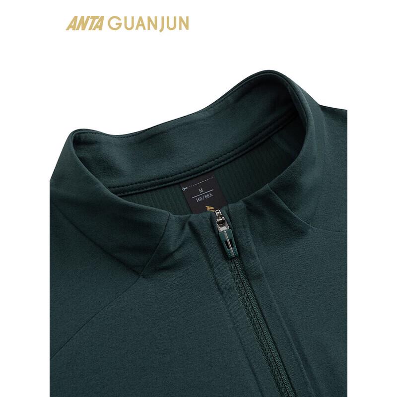 Anta Женская повседневная футболка Champion Series с полумолнией и длинным рукавом