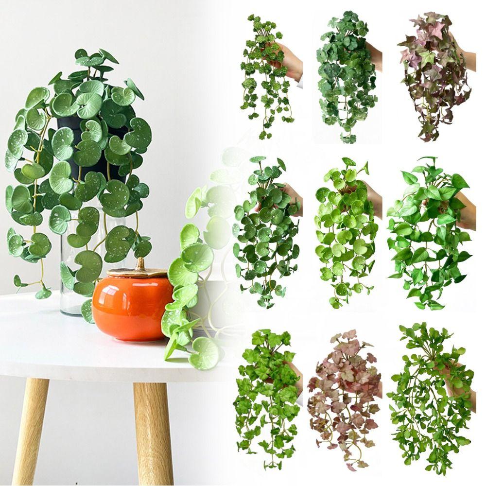 НОВЫЕ Мягкий Клей Искусственные Растения Длинные Зеленые Суккуленты Листья ЭВА Домашний Офис Симуляция Бонсай Домашний Офис