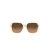 Chanel Logo Irregular Frame Sunglasses Unisex sunglasses Beige CH5505