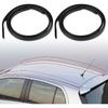 JDMON Накладки на водостоки крыши Погодная полоса Совместимы с Toyota Yaris Хэтчбек 2007 2008 2009 2010 2011, Замена 75551-52130, Левая и Правая, 2