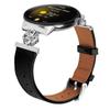 For Google Pixel Watch 3 41mm/Watch 2/Pixel Watch Genuine Cow Leather Band Flower Decor Adjustable Strap