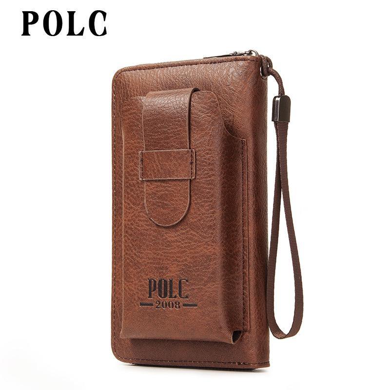 Мужской клатч большой емкости, мужские кошельки, карман для мобильного телефона, карман для карточек, высококачественный универсальный кошелек для мужчин, клатч