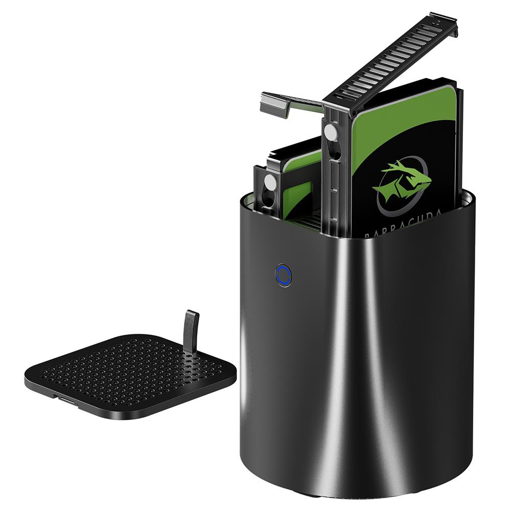 Мини-ПК AOOSTAR R1 NAS-маршрутизатор, Intel N150 4 ядра до 3,6 ГГц, 16 ГБ ОЗУ 512 ГБ SSD, HDMI+DP+Type-C Тройной 4K-дисплей, WiFi 6, 2*USB3.0, 2*USB2.0