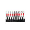 10/12/34 pcs S2 Steel Magnetic Hex Screwdriver Bits Non-Slip Slotted Torx Hex Bit Kit  Woodworking