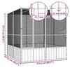Bird Cage - Unspecified - 213.5x217.5x211.5 Cm - Galvanized Steel - Outdoor - Large Size