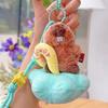 Cartoon Groundhog Dolls Pendant Bag Hanging Car Keyring Funny Plush Groundhog Keychain Bestie