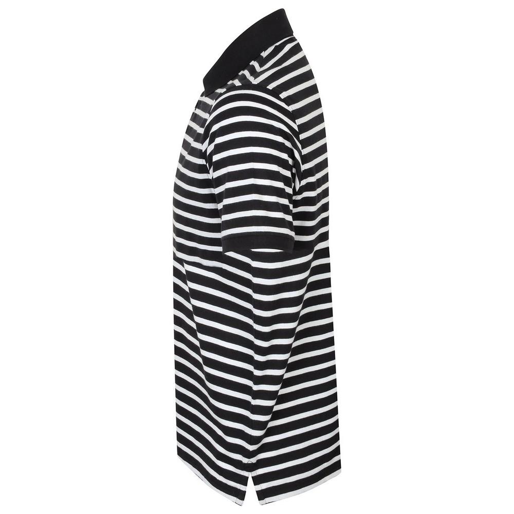 Front Row Рубашка-поло из джерси в полоску для взрослых унисекс