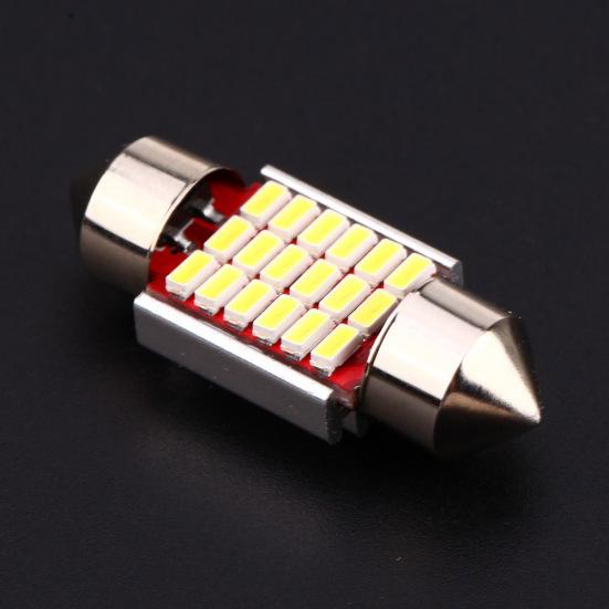 18SMD двухконечная супер яркая автомобильная 3014 светодиодная лампа для декодирования для чтения