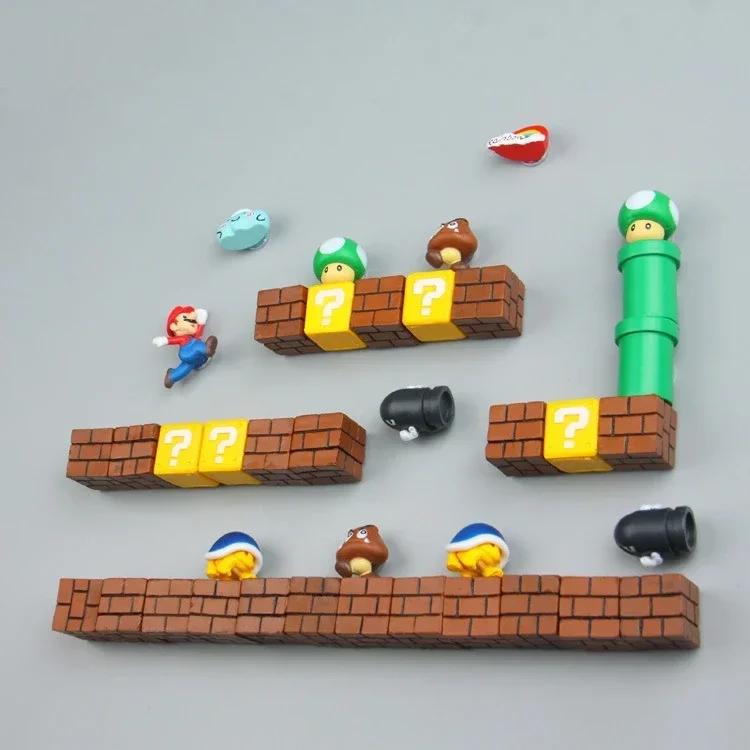 Cartoon Fridge Magnet Sticker DIY Creative Cute Fridge Sticker Kawaii 3D Refrigerator Magnet Kitchen Decoration Home Ornament