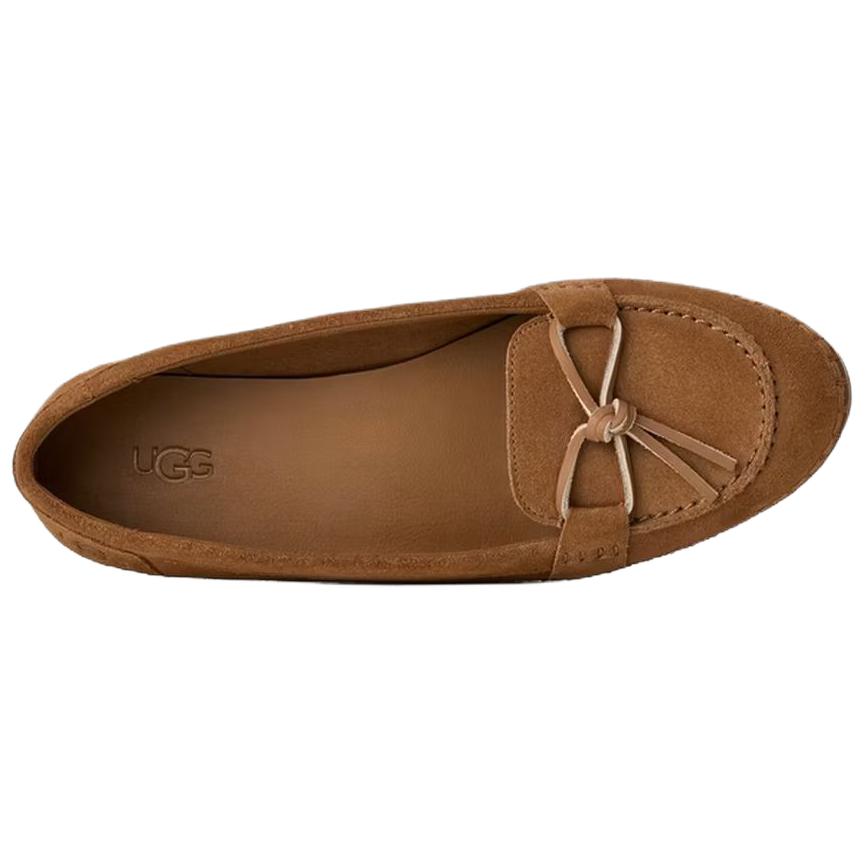 UGG Модные Простые Повседневные Туфли-Слипоны Женские Обувь Каштановый 1178870-CHE