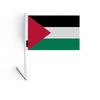 Drapeau Adhésif - Palestine - 14 X 21 Cm - 5 Pièces - Polyester - Léger Et Robuste