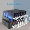 16-Port High Power USB Charging Dock Stand (150W) for Mobile Devices