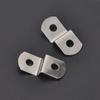 120 Pcs Stainless Steel Corner Code Angle Brackets Fixed Clips Connector Frame Mirror Cabinet Hardware Fastener Corner Braces