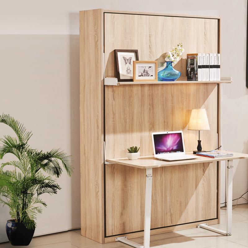 Invisible Wall Bed Hardware Kit with Flip-Down Desk Style