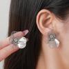 Flower Petal Flower Petal Drop Earrings Tassel Exaggerated Large Petal Stud Earrings  Women