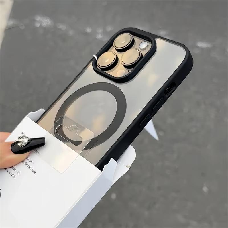 Luxury Magsafe Transparent Case For iPhone 16 15 14 13 12 11 Pro X XR XS Max 7 8 Plus 16E Magnetic Wireless Charge Phone Cover