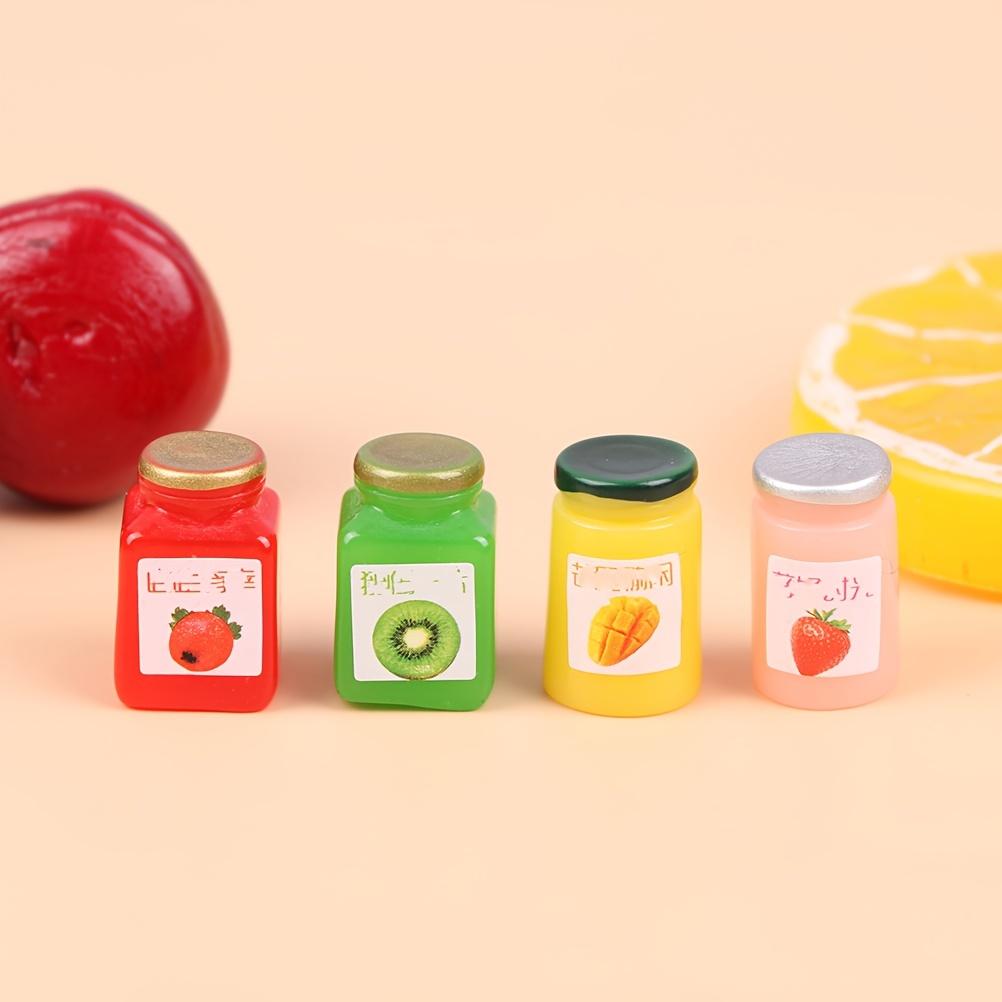 1:12 миниатюрных бутылочек для напитков, кукольный домик, фруктовый соус, кухонная модель еды, сделай сам, игрушка, аксессуары для кукольного дома, игровая игрушка с крошечной едой