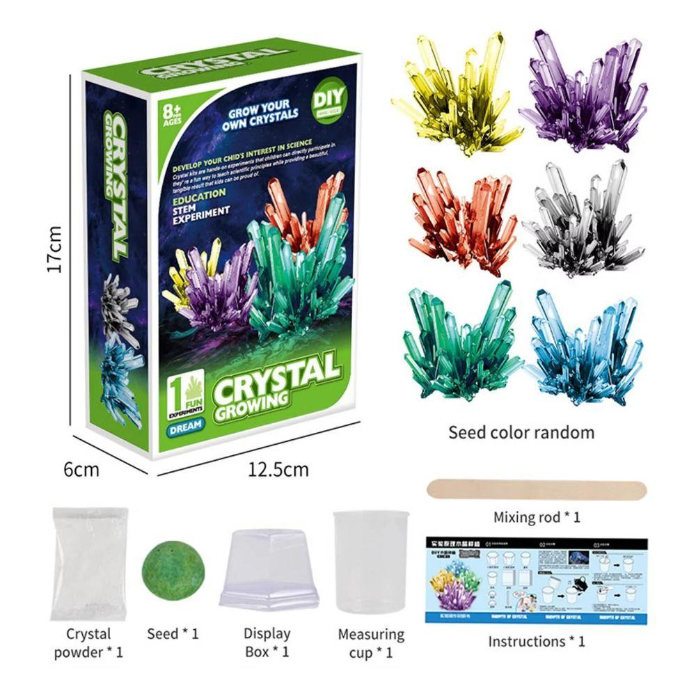 Вырасти кристалл Набор для выращивания кристаллов Научный набор для выращивания кристаллов Легко вырастить Набор для изготовления кристаллов Девочки