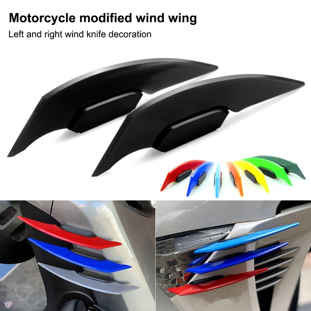 Shield Decor Sticker Fixed Wind Wing Windshield Motorbike Decoration Motorcycle Front Fairing