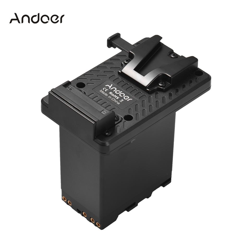 Andoer V-Lock V-образное крепление пластины аккумулятора к адаптеру-заглушке аккумулятора BP-U Встроенный чип декодирования аккумулятора