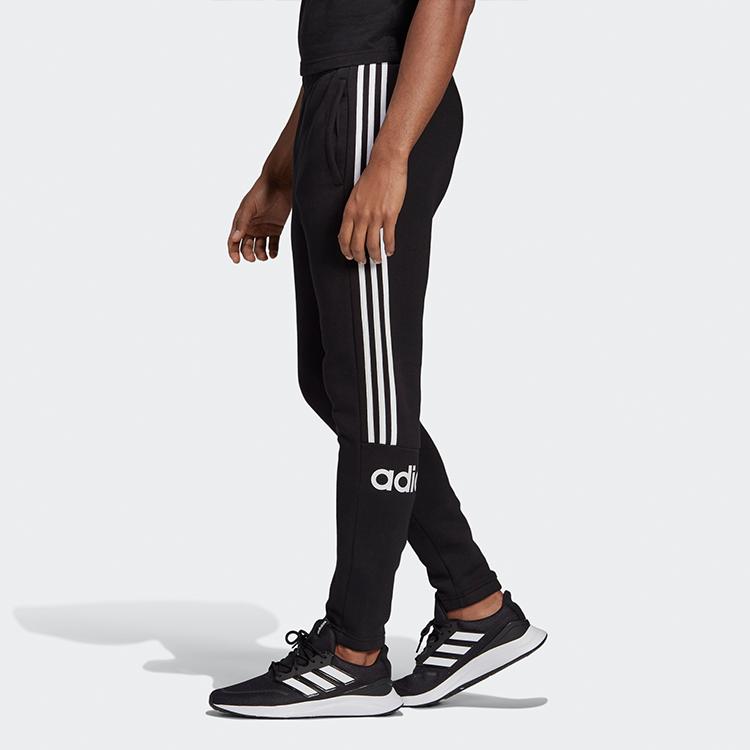 Adidas 3-Stripe Jogger Pants Men Bottoms Black EI9004