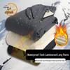 Мужские зимние хлопковые брюки с подкладкой из овечьей шерсти - Тепло графена для мужчин среднего и пожилого возраста, повседневные длинные брюки