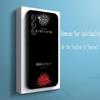 Японское искусство Красный лилейник узор Чехол для телефона Для Samsung Galaxy S26 S25 S24 S23 S22 S21 Plus Ultra Note20 Мягкий Черный