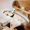 Светодиодная beauty-лампа в форме полумесяца U-образной формы, 24,5 дюйма, для наращивания ресниц и татуажа бровей - Теплый свет, Защита глаз