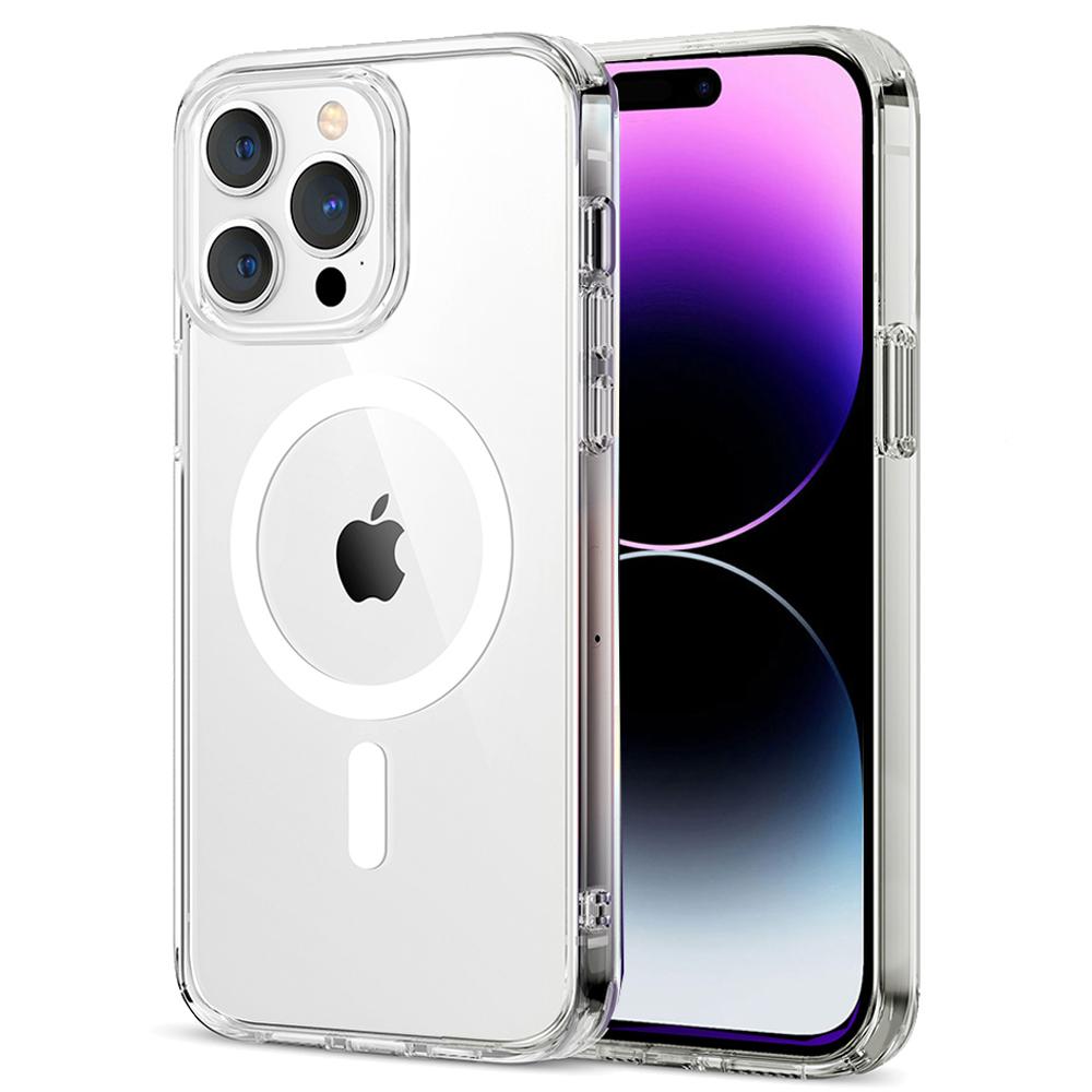 Для Magsafe Магнитный Беспроводной Зарядный Чехол Для iPhone 15 14 13 12 11 Pro Max X XR 7 8 Plus Прозрачная Защитная Задняя Крышка