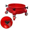 Car Wash Bucket Trolly, Rolling Bucket Trolly Holder Bracket with Wheel Detailing Tool for Car Washing Cleaning Painting Tools