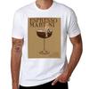 Футболка Espresso Martini Классический принт Футболка с коротким рукавом Футболка