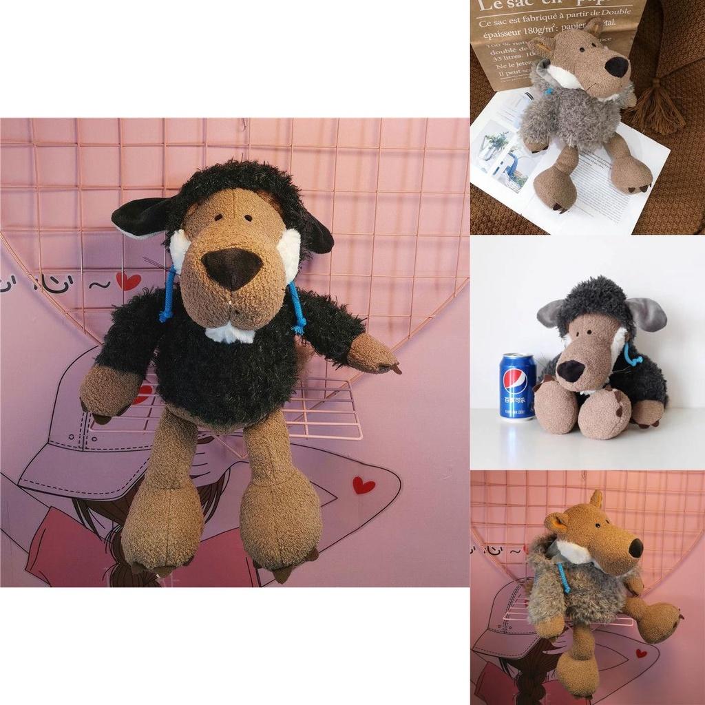 Очаровательные Германия Супер Милые Плюшевые Игрушки Волки с Шапкой для Уютного Домашнего Декора Подарки