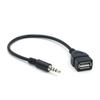 35 мм Папа на USB 2.0 Мама Тип AUX Аудио Кабель Адаптер Удлинитель