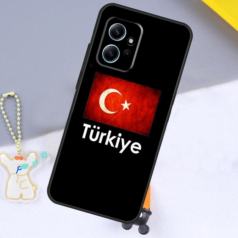 Турецкий флаг Ататюрка Чехол для Xiaomi Redmi Note 13 14 9 10 11 12 15 Pro Plus Чехол для Redmi 13C 15 C 12C 14C 10C