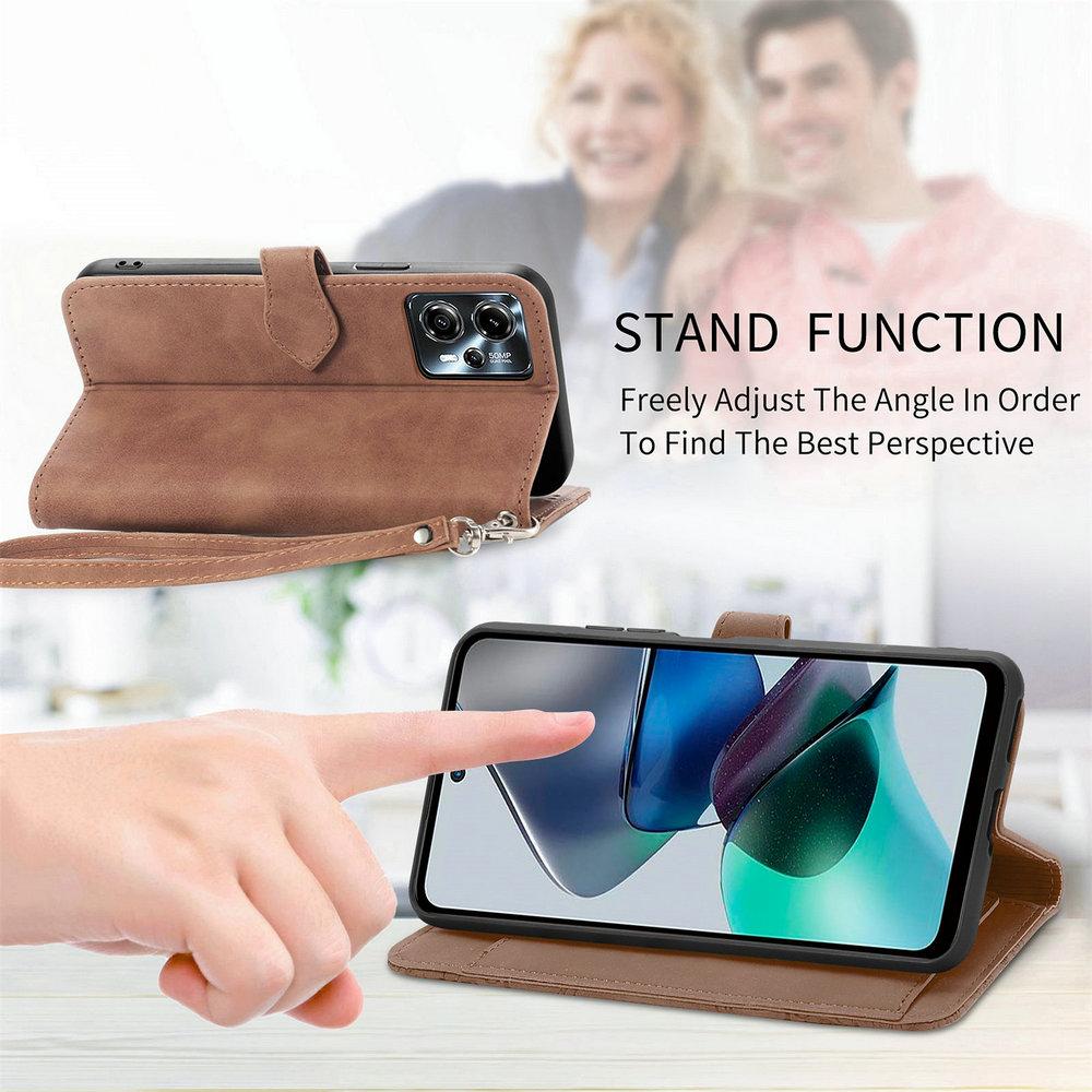 Кожаный кошелек на молнии Capa для Motorola G87 G77 G85 G75 G55 G67 G35 G15 Power G05 Роскошный чехол с карманами Funda Moto G86 G56 G57 67 5G