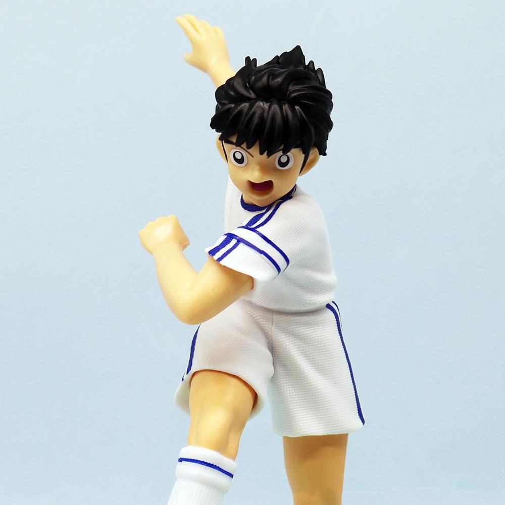 18cm 3Pcs Tsubasa Anime Figure Ozora Tsubasa Action Figures Hyuuga Kojirou/Wakabayashi Genzou Collection Model Toys