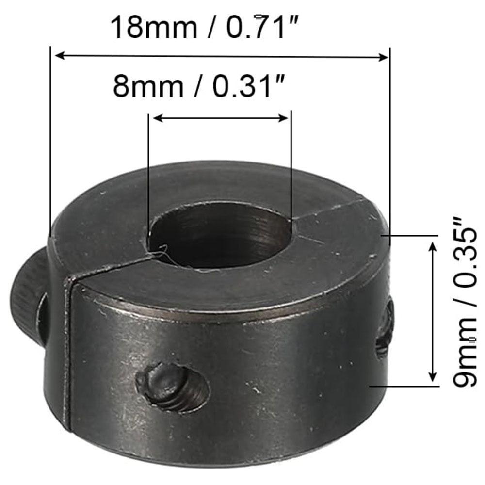 Внутренний диаметр 6-55 мм Двойной разъемный зажимной воротник Отверстие удерживающий зажим Системы конвейерных лент