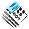 14PCS 15 Degree Angle Woodworking Inclined Hole Jig  Furniture Framing and Cabinet Making