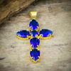 Tanzanite Quartz Gemstone 925 Sterling Silver Jewelry Pendant 2.44" M-207