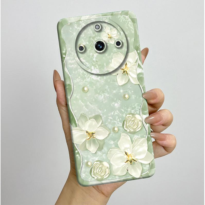 For Realme 11 Pro+ Case RMX3740 RMX3741 Soft Silicone Flowers Back Cover For Realme 11 Pro Plus ProPlus Shockproof Phone Cases