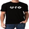 Футболка с логотипом рок-группы UFO, металлическая